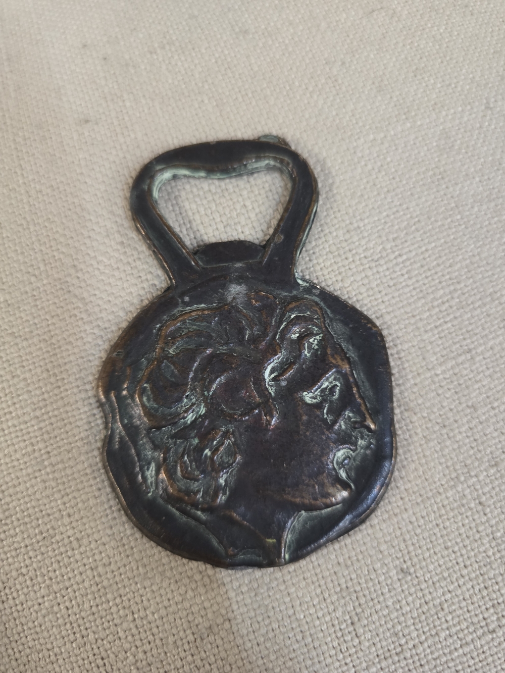 Antique-Style Bronze Tone Bottle Opener VINTAGE COPPER/Bronze Alexander Greek